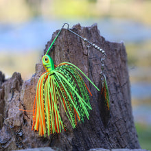 Load image into Gallery viewer, Reaction Tackle Lead Spinnerbait Jigs – 3-Pack, Double Willow Blade - New
