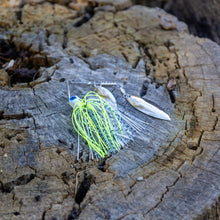 Load image into Gallery viewer, Reaction Tackle Tungsten Spinnerbait Jigs – 2-Pack, Double Willow Blade - New

