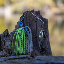 Load image into Gallery viewer, Reaction Tackle Tungsten Spinnerbait Jigs – 2-Pack, Double Willow Blade - New
