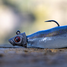Load image into Gallery viewer, Reaction Tackle 97% Pure Tungsten Swimbait Jig with Realistic Fish Head- 5-PACK - New
