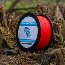 Load image into Gallery viewer, Reaction Tackle Braided Fishing Line - NO FADE Red
