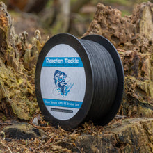 Load image into Gallery viewer, Reaction Tackle Braided Fishing Line - NO FADE Black
