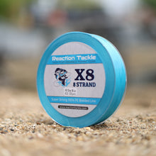 Load image into Gallery viewer, Reaction Tackle X8 Braided Fishing Line - Sea Blue 8 Strand

