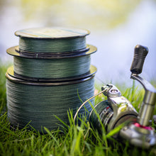 Load image into Gallery viewer, Reaction Tackle Braided Fishing Line - Moss Green
