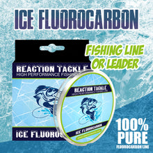 Load image into Gallery viewer, Reaction Tackle Ice Fluorocarbon Fishing Line or Leader
