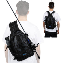 Load image into Gallery viewer, Reaction Tackle Fishing Tackle 2-in-1 Sling Bag/Backpack- 3 Sizes
