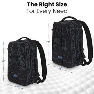 Reaction Tackle Fishing Tackle 2-in-1 Sling Bag/Backpack- 3 Sizes