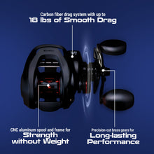 Load image into Gallery viewer, Reaction Tackle Baitcasting Fishing Reel – ReactCast Edition- High-Speed 7.3:1 Gear Ratio - NEW
