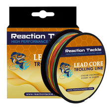 Load image into Gallery viewer, Reaction Tackle Lead Core Metered Trolling Braided Line
