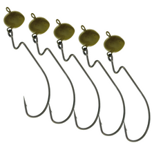 Load image into Gallery viewer, Reaction Tackle Lead Swing Football Jigs- 5-PACK - New
