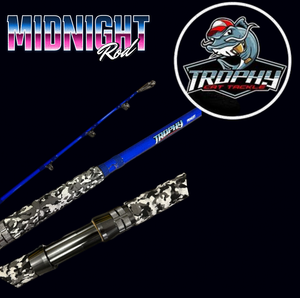 The Midnight Catfish Rod - Casting