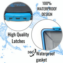 Load image into Gallery viewer, Reaction Tackle Premium Tackle Tray- High Performance and Waterproof with 3 Resilient Clips
