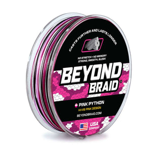 Beyond Braid Pink Python Hi-Vis Braid