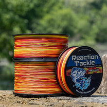Load image into Gallery viewer, Reaction Tackle Braided Fishing Line - Fire Camo - NEW
