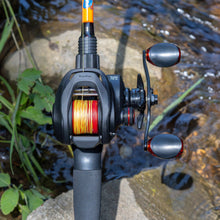 Load image into Gallery viewer, Reaction Tackle Braided Fishing Line - Fire Camo - NEW
