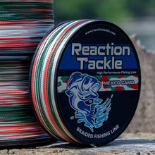 Load image into Gallery viewer, Reaction Tackle Braided Fishing Line - Mexico Camo - NEW
