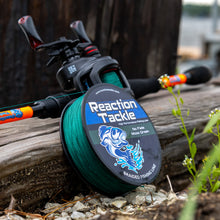 Load image into Gallery viewer, Reaction Tackle Braided Fishing Line - NO FADE Moss Green - NEW
