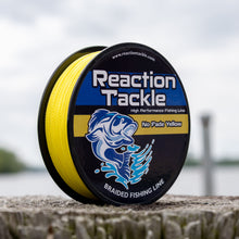 Load image into Gallery viewer, Reaction Tackle Braided Fishing Line - NO FADE Yellow - NEW
