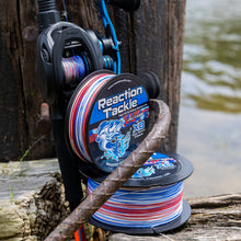 Load image into Gallery viewer, Reaction Tackle X8 Braided Fishing Line - USA Camo 8 Strand - NEW
