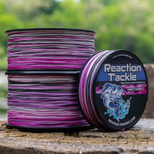 Load image into Gallery viewer, Reaction Tackle Braided Fishing Line - Pink Camo - NEW
