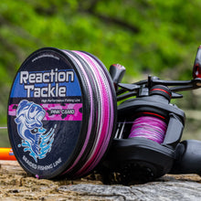 Load image into Gallery viewer, Reaction Tackle Braided Fishing Line - Pink Camo - NEW
