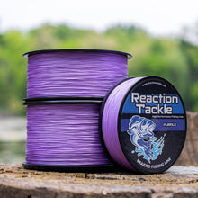 Load image into Gallery viewer, Reaction Tackle Braided Fishing Line - Purple - NEW
