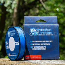 Load image into Gallery viewer, Reaction Tackle BRAIDED IN THE USA Fishing Line- 5X- NEW
