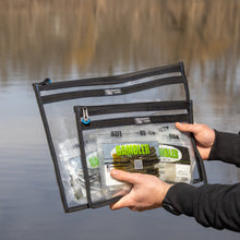 Load image into Gallery viewer, Reaction Tackle Clear Storage Bag Tackle Pak - Water-Resistant Plastic Storage - New
