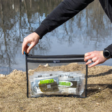 Load image into Gallery viewer, Reaction Tackle Clear Storage Bag Tackle Pak - Water-Resistant Plastic Storage - New
