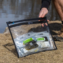 Load image into Gallery viewer, Reaction Tackle Clear Storage Bag Tackle Pak - Water-Resistant Plastic Storage - New
