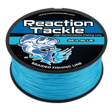 Load image into Gallery viewer, Reaction Tackle Braided Fishing Line - Sea Blue
