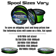 Load image into Gallery viewer, Reaction Tackle Braided Fishing Line - Dark Blue

