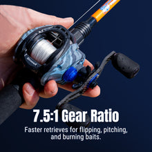 Load image into Gallery viewer, Reaction Tackle Baitcasting Fishing Reel- StreamX Edition- 7.5:1 gear ratio - NEW
