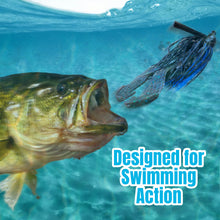 Load image into Gallery viewer, Reaction Tackle Lead Swim Jigs – Premium Weedless Bass Fishing Lures- 3 Pack - New
