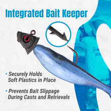Load image into Gallery viewer, Reaction Tackle 97% Pure Tungsten Swimbait Jig with Realistic Fish Head- 5-PACK - New
