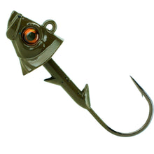 Load image into Gallery viewer, Reaction Tackle 97% Pure Tungsten Swimbait Jig with Realistic Fish Head- 5-PACK - New
