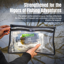 Load image into Gallery viewer, Reaction Tackle Clear Storage Bag Tackle Pak - Water-Resistant Plastic Storage - New
