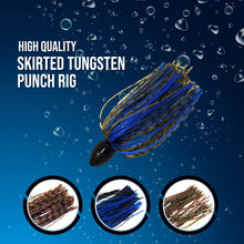 Load image into Gallery viewer, Reaction Tackle Tungsten Punch Rig/Punch Weight with Skirt

