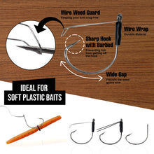 Load image into Gallery viewer, Reaction Tackle Wide Gap Wacky Hooks (25-PACK)
