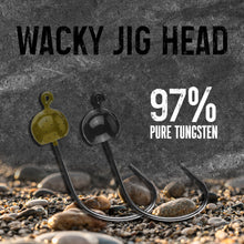 Load image into Gallery viewer, Reaction Tackle Tungsten Wacky Jig Heads (5-PACK)
