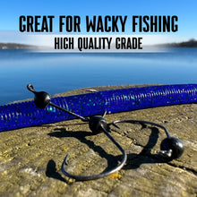 Load image into Gallery viewer, Reaction Tackle Tungsten Wacky Jig Heads (5-PACK)
