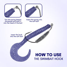 Load image into Gallery viewer, Reaction Tackle Lead Weighted Swimbait Hooks (10-PACK)
