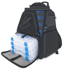 Load image into Gallery viewer, Reaction Tackle Fishing Tackle Backpack- Trays included
