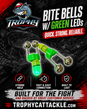 Load image into Gallery viewer, Bite Bells W/ LEDs Green
