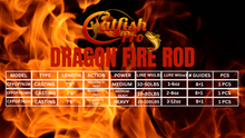 Load image into Gallery viewer, Black Dragon Fire Casting Rod
