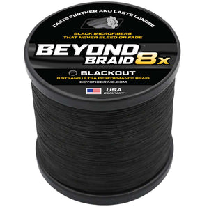 Beyond Braid 8 Strand Braided Fishing Line Series - Super Sleek & Smooth Braided Fishing Line - High Performance Fishing Line For Saltwater & Freshwater