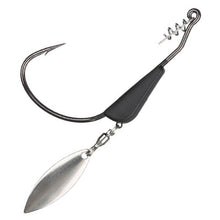 Load image into Gallery viewer, Reaction Tackle Bladed/Tungsten Weighted Swimbait Hooks- 3-Pack
