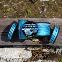 Load image into Gallery viewer, Reaction Tackle X8 Braided Fishing Line - Blue Camo 8 Strand
