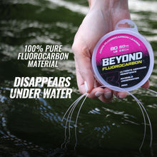 Load image into Gallery viewer, Beyond Braid Beyond Fluorocarbon Leader Material 50YD - Pink Or Clear
