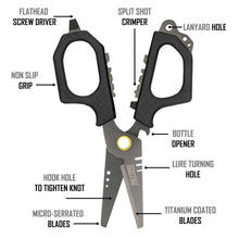 Load image into Gallery viewer, Beyond Braid Beyond Fishing 6.5&quot; Pro Shears - Premium Braid Cutting Scissors

